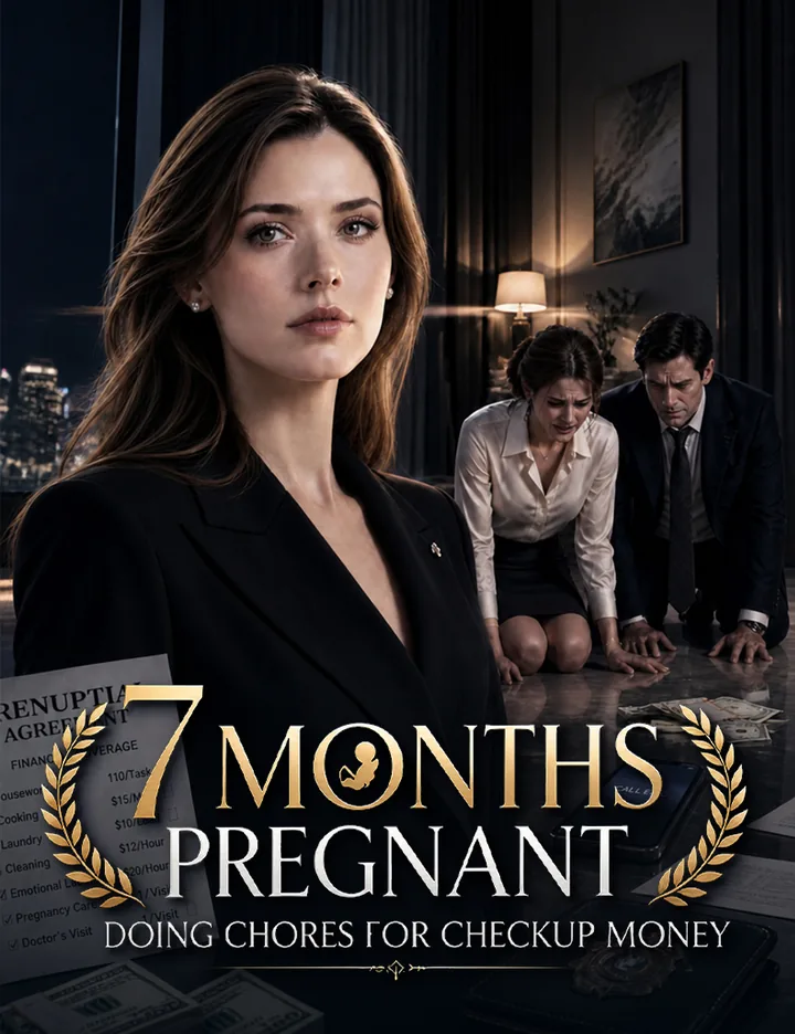 7 Months Pregnant, Doing Chores for Checkup Money poster