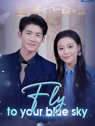 Fly to your blue sky poster
