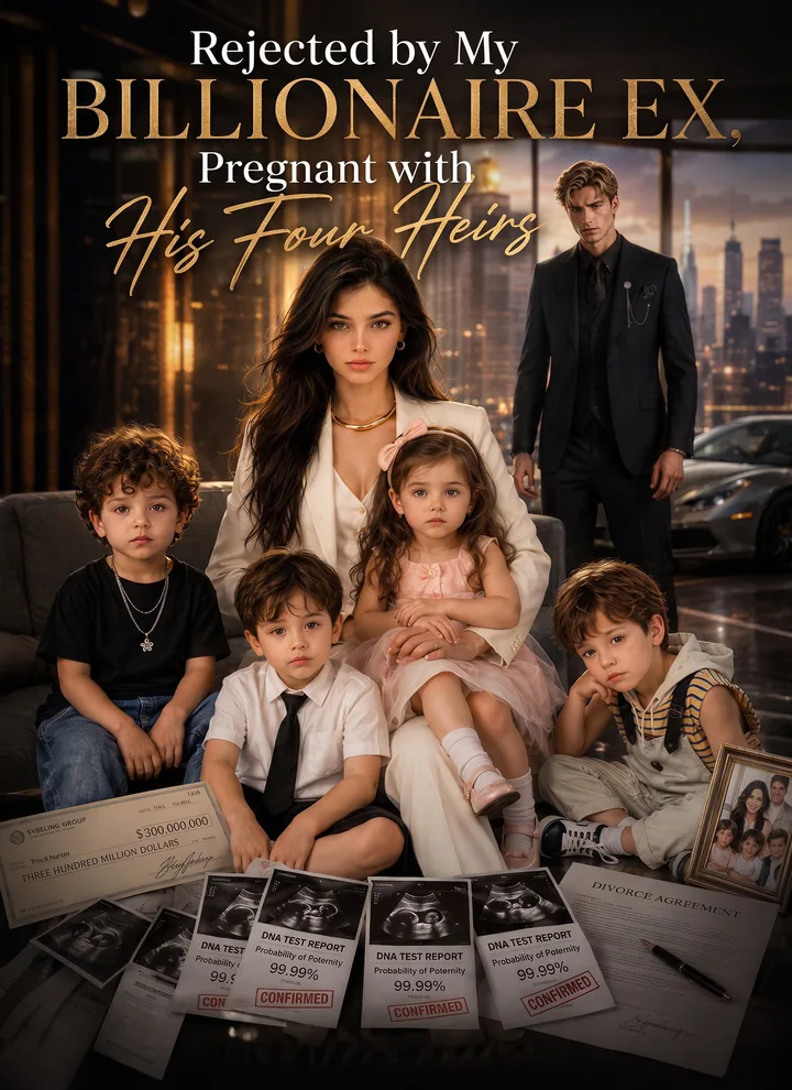 Rejected by My Billionaire Ex, Pregnant with His Four Heirs poster