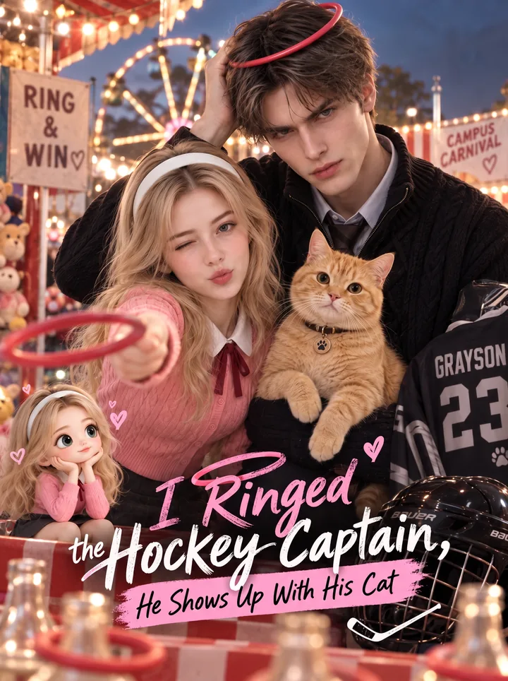I Ringed the Hockey Captain, He Shows Up With His Cat poster