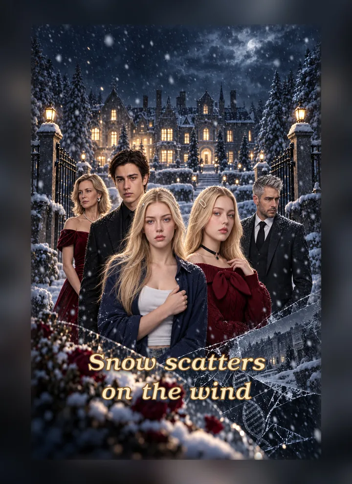 Snow scatters on the wind poster