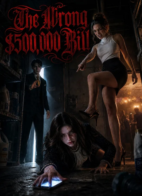 The Wrong $500,000 Bill poster