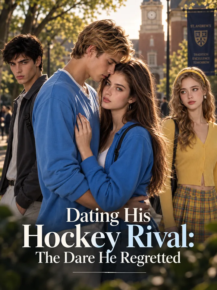 Dating His Hockey Rival: The Dare He Regretted poster