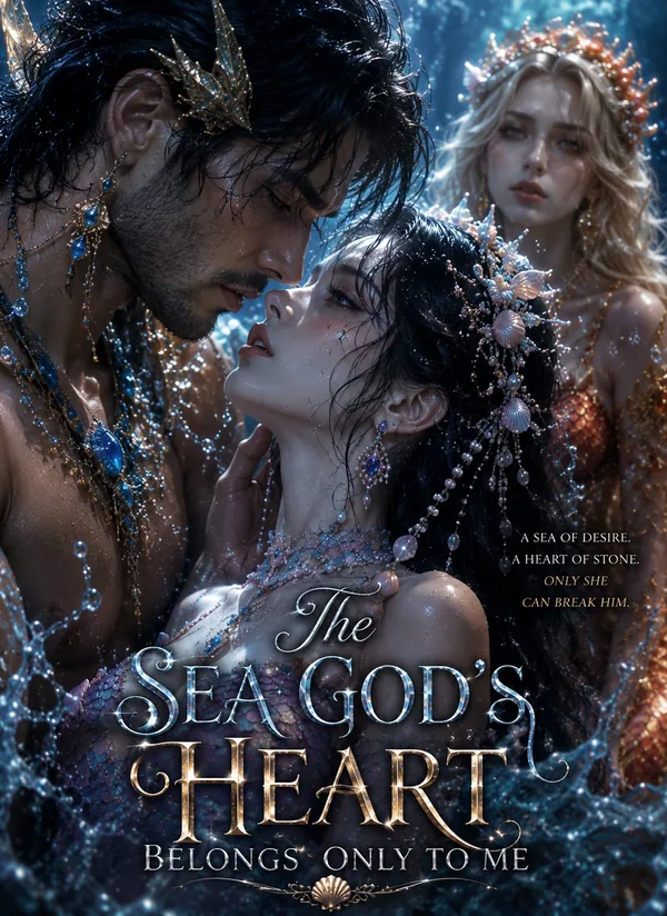 The sea god's heart belongs only to me poster