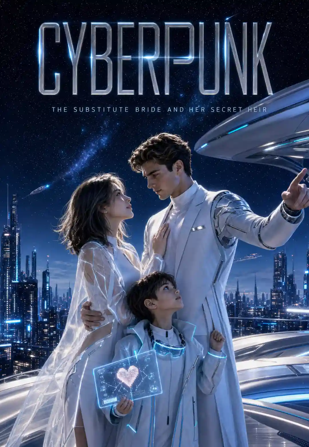 Cyberpunk: The Substitute Bride and Her Secret Heir poster