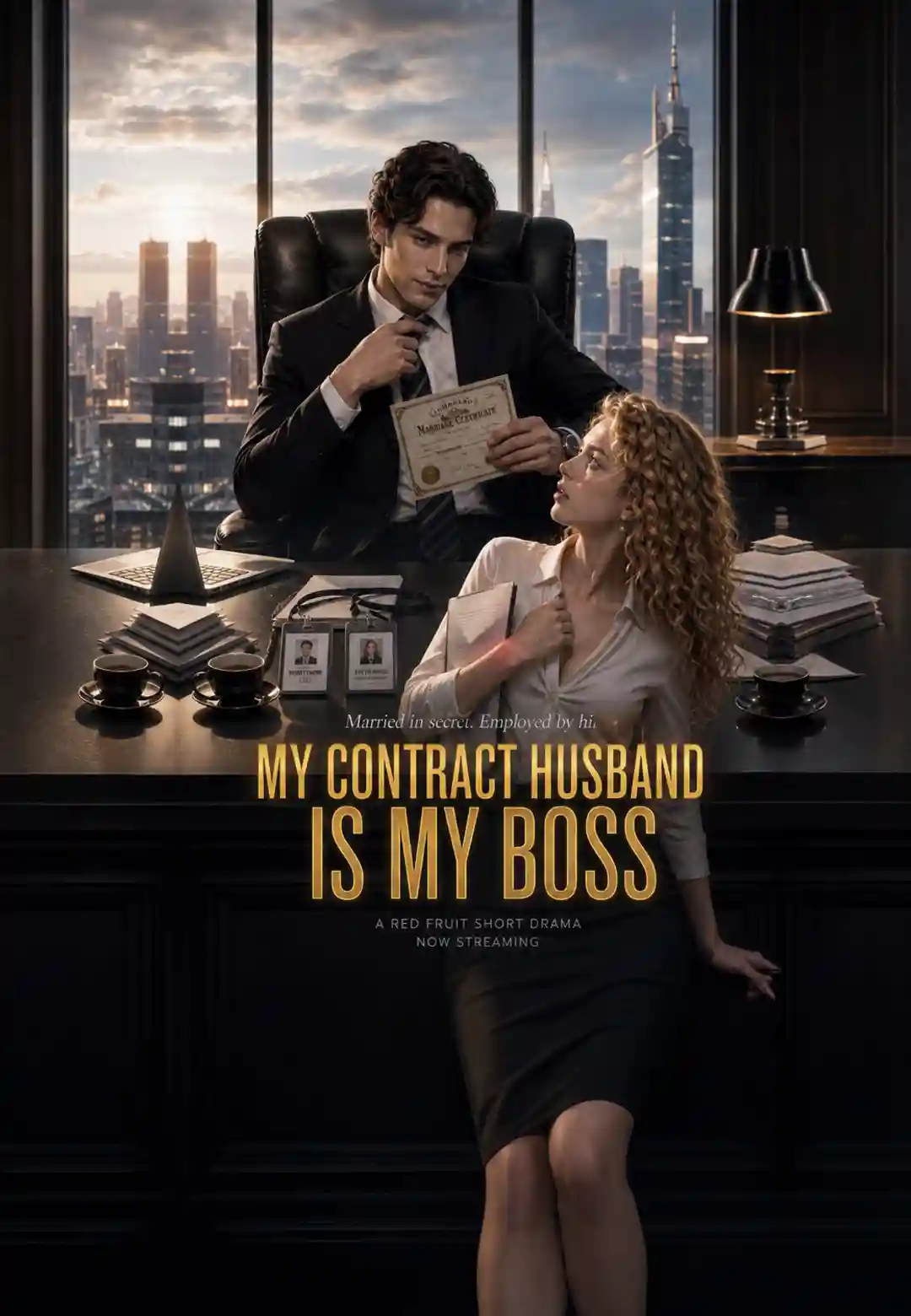My contract husband is my boss poster