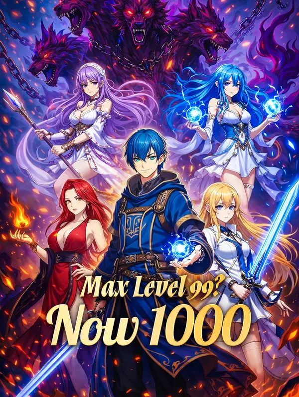 Max Level 99? Now 1000 poster