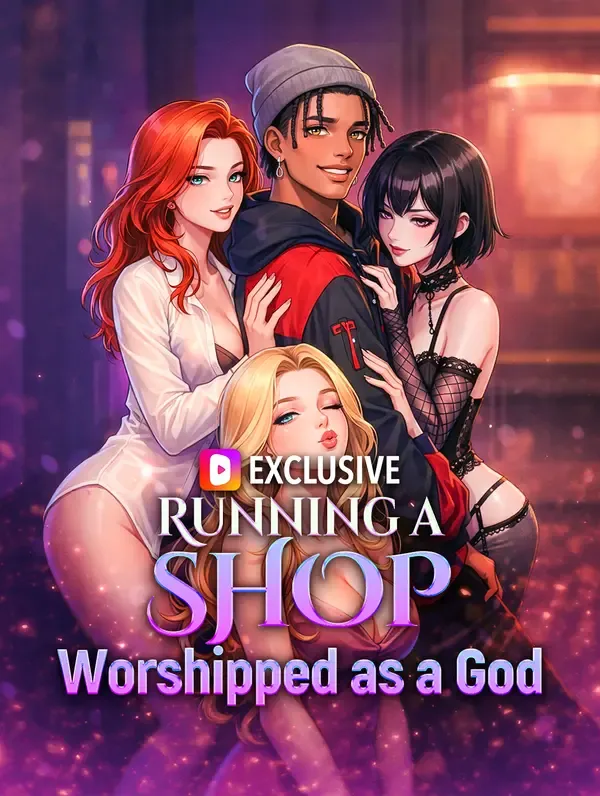 Running a Shop, Worshipped as a God poster