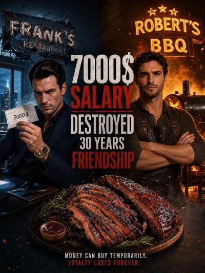 7000 dollars destroyed 30 years friendship poster